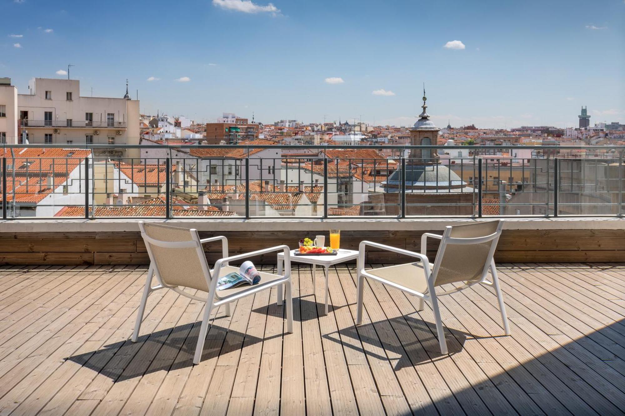 Barcelo Torre De Madrid Hotel Ngoại thất bức ảnh Rooftop terrace