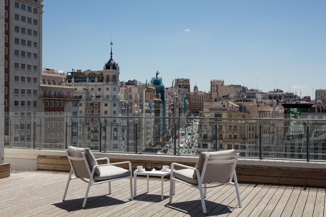 Barcelo Torre De Madrid Hotel Ngoại thất bức ảnh Rooftop terrace